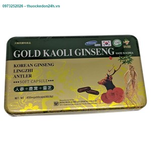 Gold Kaoli Ginseng hộp 60 viên – Tăng cường miễn dịch