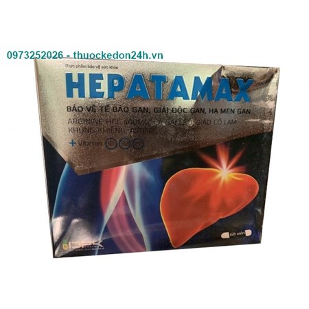 Hepatamax – Thực phẩm chức năng bổ gan – 60 viên