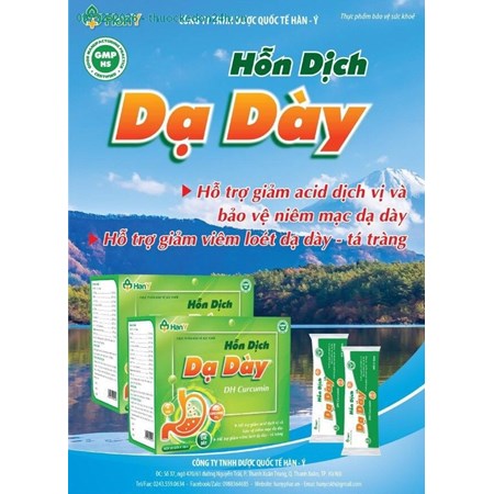 Hỗn Dịch Bảo Vệ Dạ Dày (hộp 20 gói x10ml)