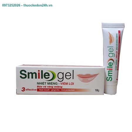 SmileGel (tuýp 5g) – Giúp làm dịu mát, bảo vệ răng miệng