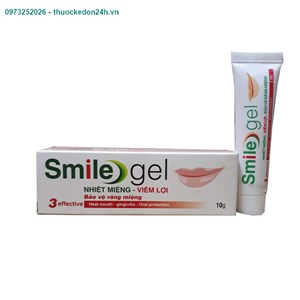SmileGel (tuýp 5g) – Giúp làm dịu mát, bảo vệ răng miệng
