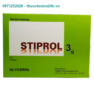  Stiprol 3g - Thụt hậu môn