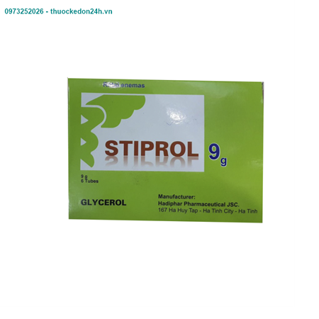 Stiprol 9g - Thụt hậu môn