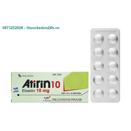 ATIRIN 10MG HỘP 30 VIÊN