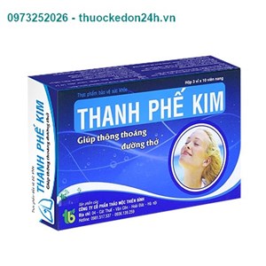 Thanh Phế Kim – Giúp Thông Thoáng Đường Thở – Hộp 3 vỉ x 10 viên