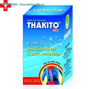  Thakito - Thảo Dược Giảm Đau Thần Kinh Tọa (Hộp 40 Viên)