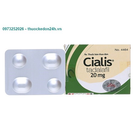 Thuốc Cialis 20Mg (Hộp 2 Viên)