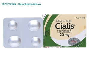 Thuốc Cialis 20Mg (Hộp 2 Viên)