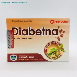 Thực phẩm chức năng Diabetna – Hỗ trợ điều trị tiểu đường