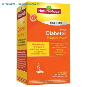 Thực phẩm chức năng Nature Made Diabetes Health (Hộp 60 Gói)