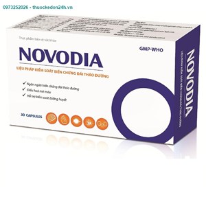 Thực phẩm chứng năng Novodia Hộp 30 viên – Hỗ trợ điều trị bệnh tiểu đường