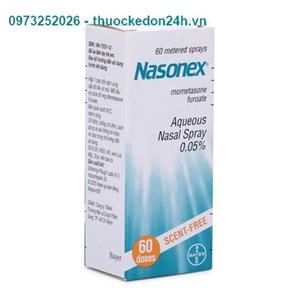Thuốc Nasonex 0.05% điều trị viêm mũi viêm xoang cấp