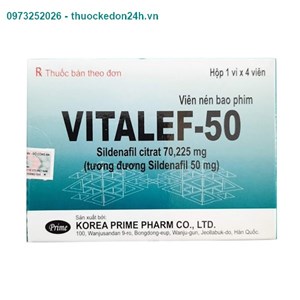 Vitalef-50 hộp 4 viên 
