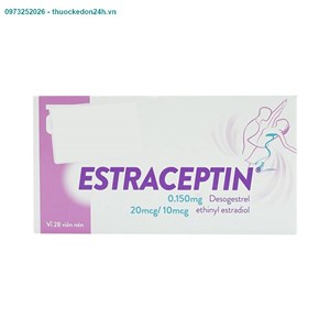 Thuốc Estraceptin 1 vỉ x 28 viên- viên tránh thai hằng ngày