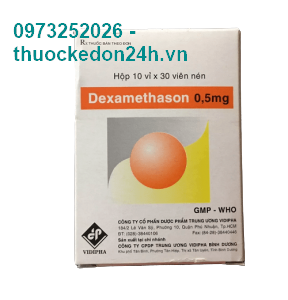 Thuốc Dexamethason 0,5mg (Vidipha)