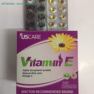  Viên bổ sung Vitamin E UScare Hộp 100 Viên – Điều Trị Thiếu Vitamin E