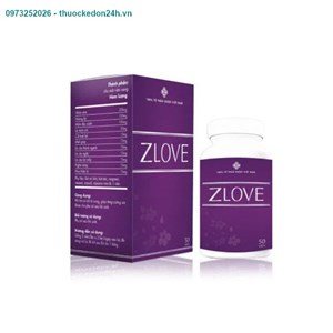 Zlove lọ 50 viên – Tăng khả năng co thắt âm đạo, cải thiện sinh lý nữ giới