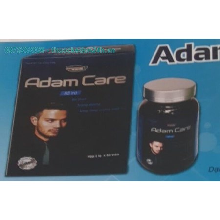 Viên uống Adamcare New ( Dạng Lọ ) – Tăng cường sức khỏe sinh lý nam – Lọ 60 viên