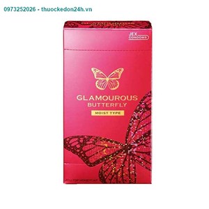  Bao cao su Cao Cấp Jex Glamourour Butterfly Moist Type
