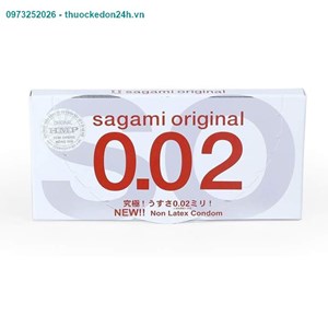 Bao Cao Su Cao Cấp Siêu Mỏng SAGAMI ORIGINAL 0.02 – Nhập khẩu Nhật Bản