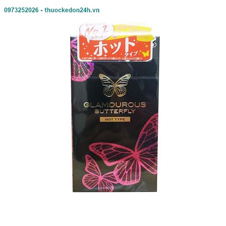  Bao cao su jex glamourous buttefly hot type hộp 8 chiếc