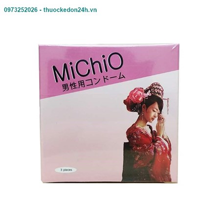 Bao cao su Michio hộp 3 chiếc