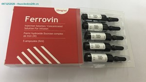 Thuốc tiêm Ferrovin - Phòng Và Điều Trị Thiếu Máu