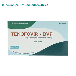 Thuốc Tenofovir – BVP 300mg