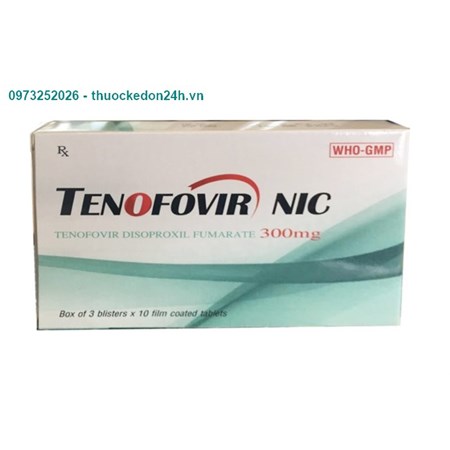 Thuốc Tenofovir Nic 300mg