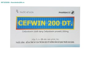 Thuốc Cefwin 200 DT