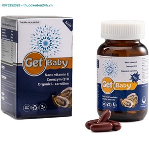 Getbaby - Giúp tăng số lượng và cải thiện chất lương tinh trùng