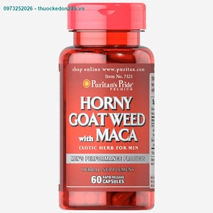 Horny Goat Weed With Maca Lọ 60 Viên