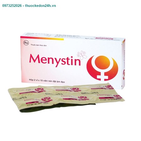 Thuốc Menystin - Điều trị viêm âm đạo