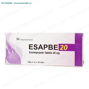 Thuốc Esapbe 20- Điều trị trào ngược thực quản