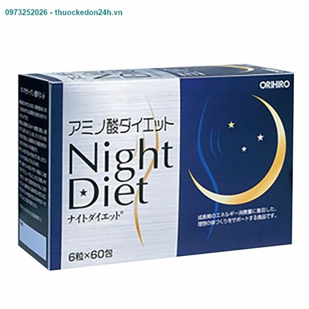 Viên uống Night Diet Orihiro -Hỗ trợ giảm cân