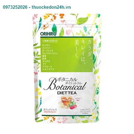 Trà Orihiro Botanical Diet Tea - Hỗ trợ giảm cân