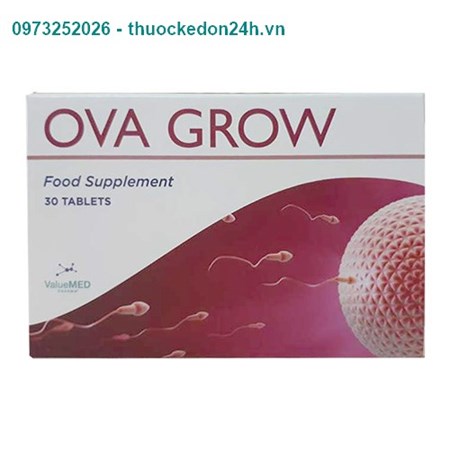 Viên uống Ova Grow - Tăng khả năng mang thai ở phụ nữ