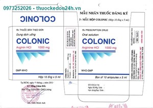 Thuốc Colonic - Điều trị viêm gan cấp