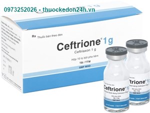 Thuốc CEFTRIONE- Điều trị nhiễm khuẩn