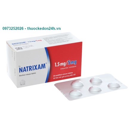 Thuốc NATRIXAM- Điều trị huyết áp