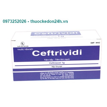Thuốc CEFOVIDI- Điều trị nhiễm khuẩn