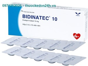 Thuốc Bidinatec 10- Điều trị tăng huyết áp