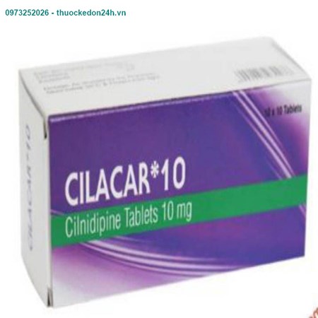 Thuốc Cilacar 10mg- Điều trị tăng huyết áp