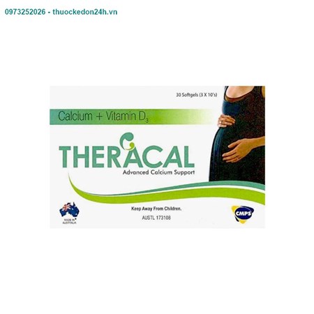 Thuốc Theracal - Bổ sung canxi và vitamin D3