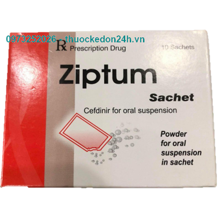 Thuốc Ziptum Sachet -Điều trị nhiễm khuẩn