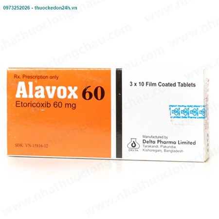 Thuốc Alavox 60- Điều trị viêm khớp