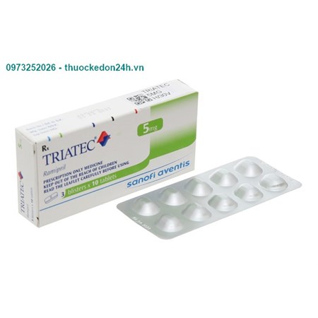 Thuốc Triatec 5mg - Điều trị huyết áp