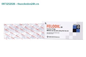 Thuốc Felodil 5mg - Điều trị huyết áp