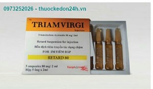 Thuốc Triamvirgi - Kháng viêm