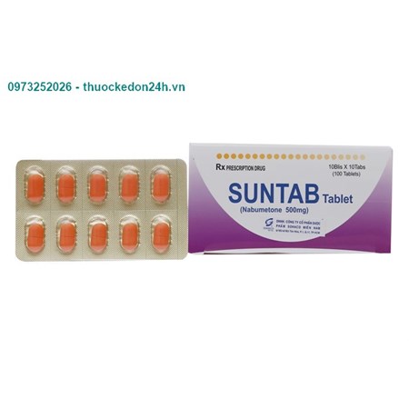  Thuốc Suntab - Điều trị viêm khớp